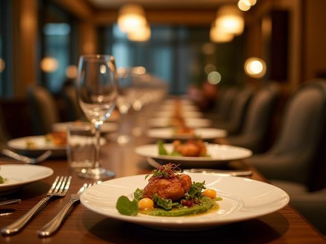 Luxury dining setting